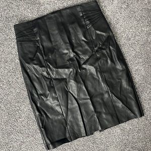 Express faux leather pencil skirt size 4